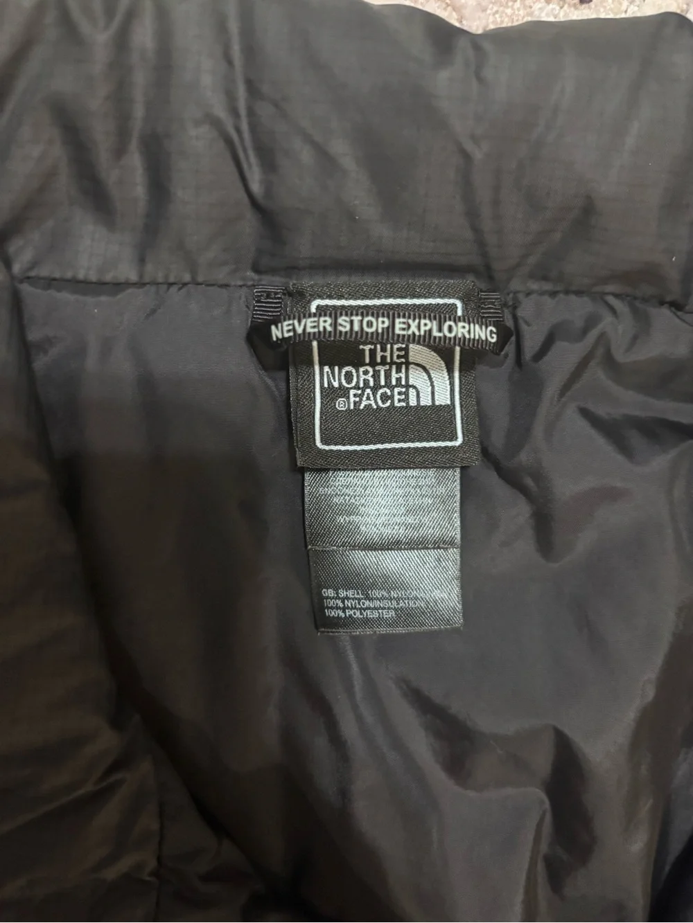 The North Face Men's Black Quilted Insulated Vest